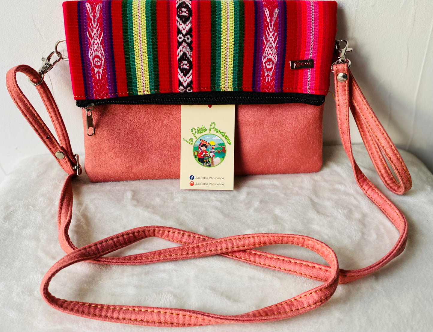 Sac à main polyvalent en daim