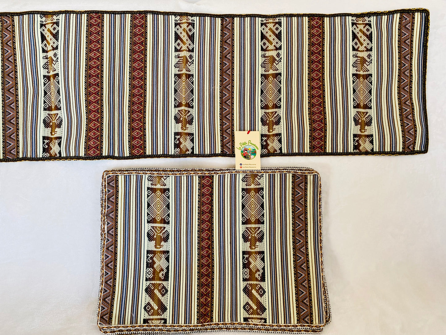 Lot de 6 Sets de Table avec Centre de Table