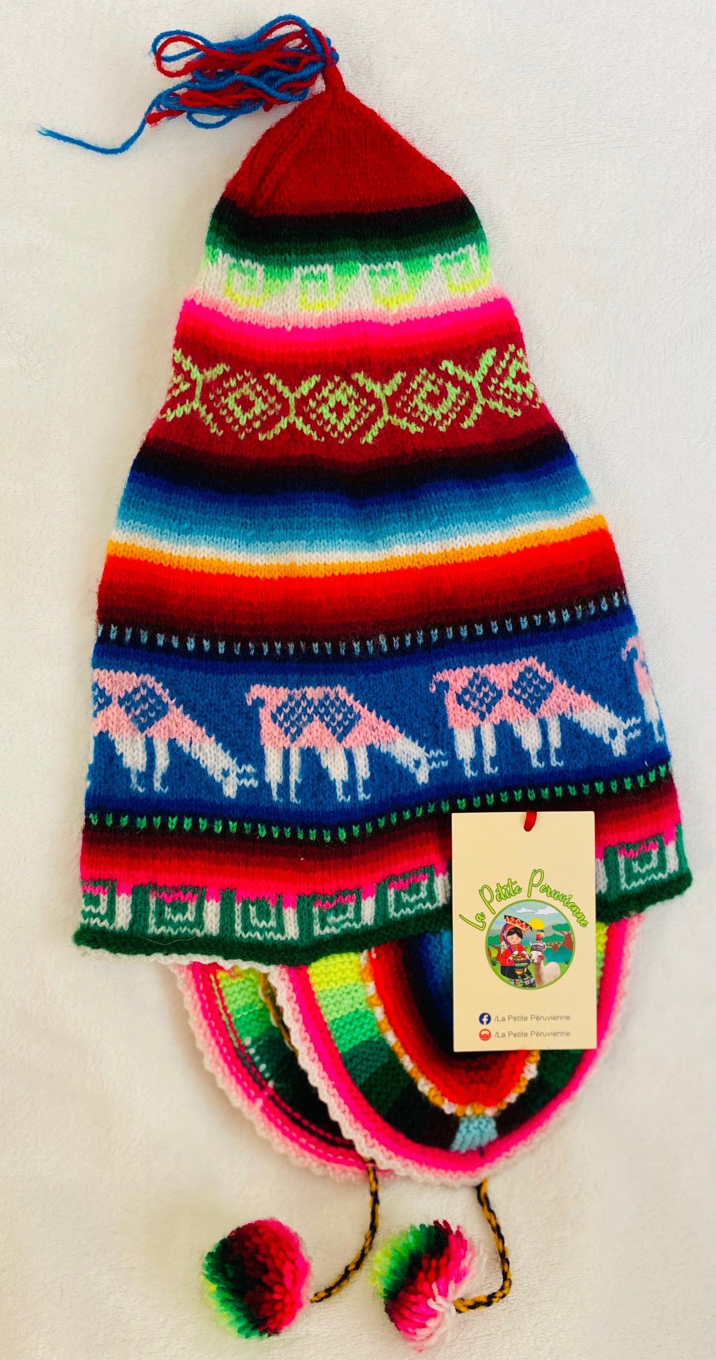 Bonnet P ruvien SIMPLE Multicolore La Petite Peruvienne bonnet-p-ruvien-simple-multicolore-la-petite-peruvienne