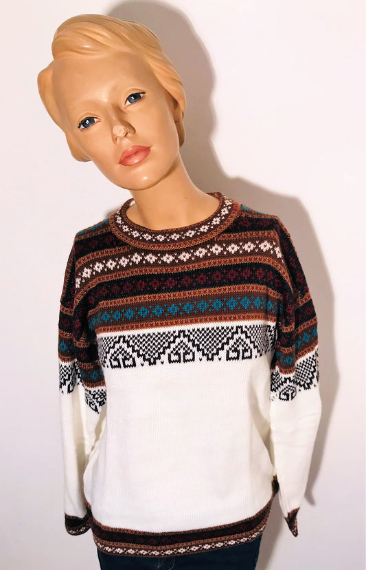 Pull-over péruvien unisexe